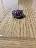 プラチナルビーダイヤ指輪（宝石）の商品画像 - 査定依頼日：2023年10月6日 - 最高査定価格：100,000円