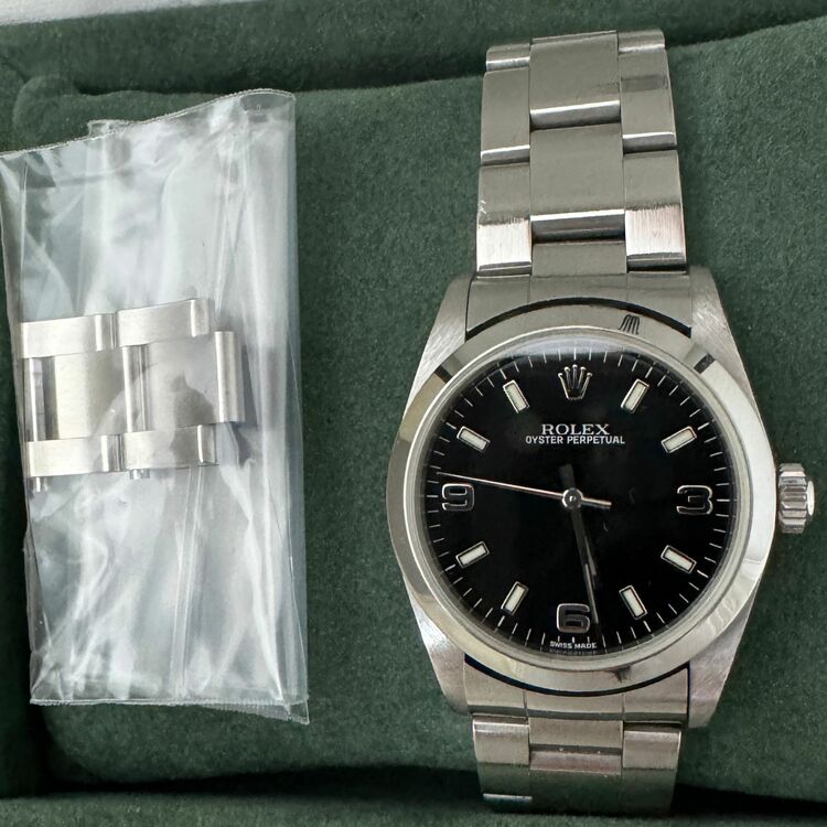 オイスターパーペチュアル 77080（高級時計）の商品画像 - 査定依頼日：2025年7月17日 - 最高査定価格：580,000円