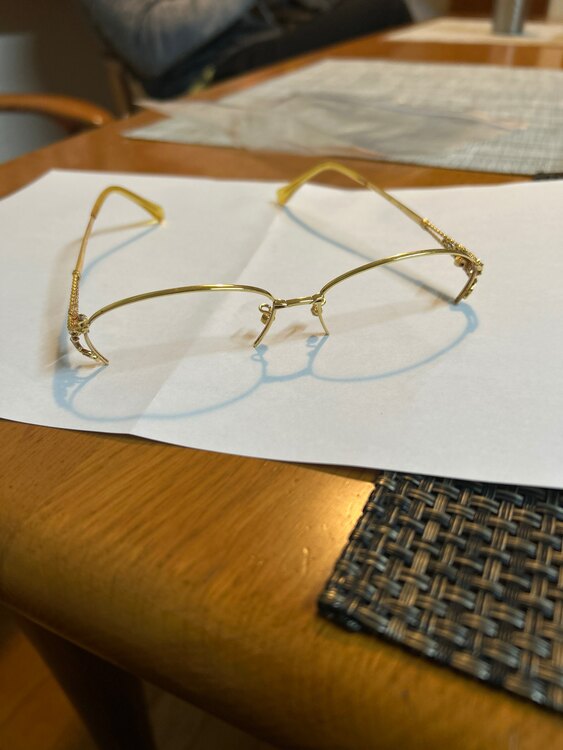 メガネフレーム（金・貴金属）の商品画像 - 査定依頼日：2025年4月26日 - 最高査定価格：20,000円