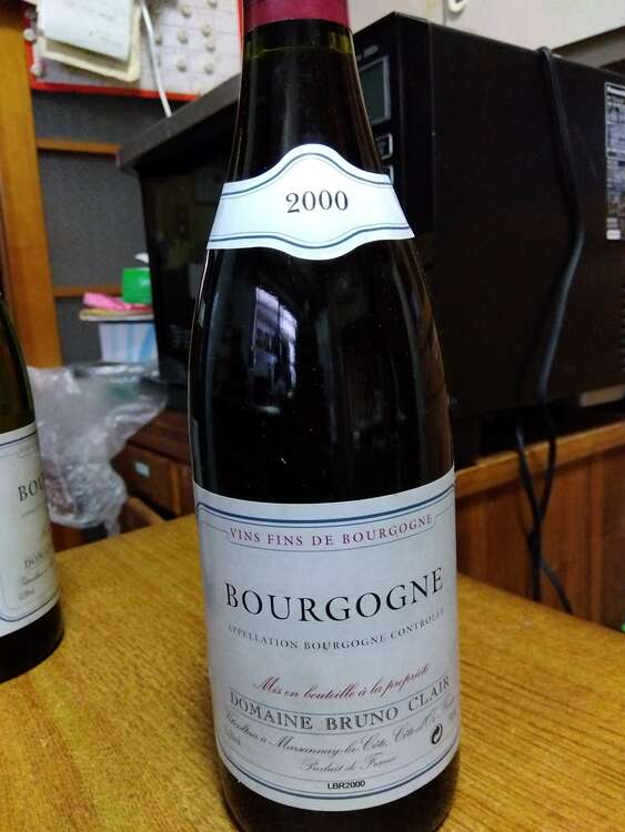 DOMAINE BRUNO CLAIR　2000（お酒）の商品画像 - 査定依頼日：2025年4月26日 - 最高査定価格：4,000円