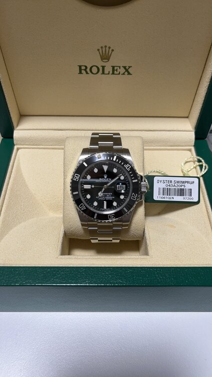 サブマリーナー（高級時計）の商品画像 - 査定依頼日：2025年1月12日 - 最高査定価格：1,450,000円