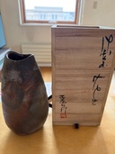 備前焼　末石泰節　み　花瓶（美術品・骨董品）の商品画像 - 査定依頼日：2026年3月21日 - 最高査定価格：1,000円