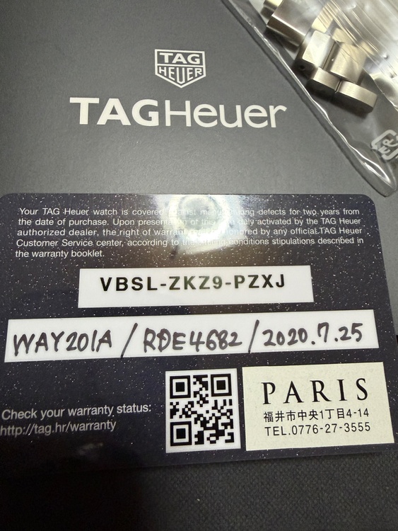 タグホイヤー　アクアレーサー（高級時計）の商品画像 - 査定依頼日：2025年12月7日 - 最高査定価格：200,000円