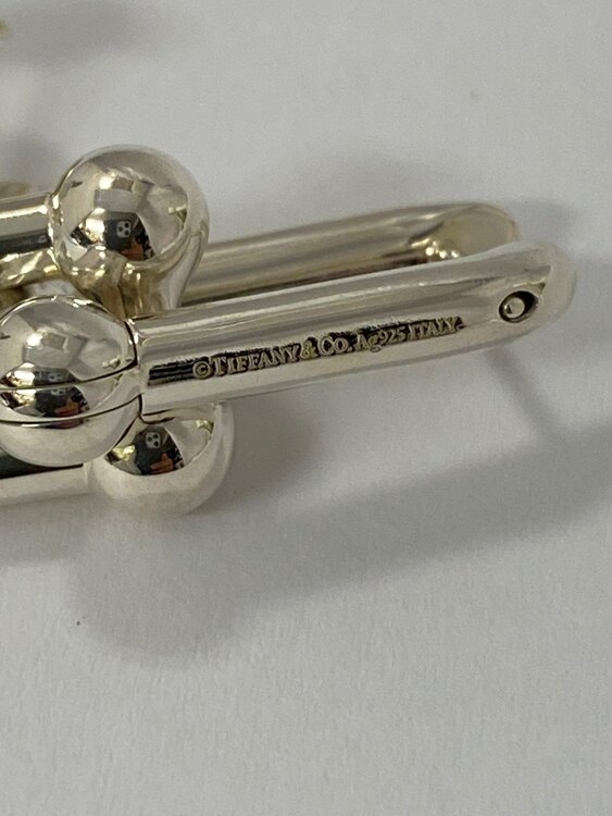 ティファニー　ハードウェア　ラージリンクシルバーピアス定価225,500円 未使（金・貴金属）の商品画像 - 査定依頼日：2023年12月15日 - 最高査定価格：67,000円