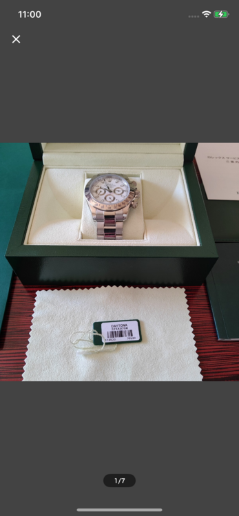 116520（高級時計）の商品画像 - 査定依頼日：2025年1月5日 - 最高査定価格：3,000,000円