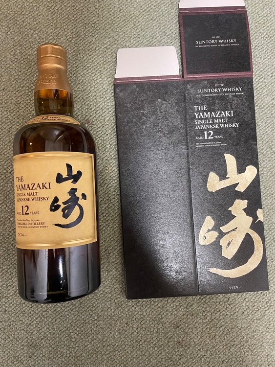 山崎12年（お酒）の商品画像 - 査定依頼日：2026年4月29日 - 最高査定価格：21,400円