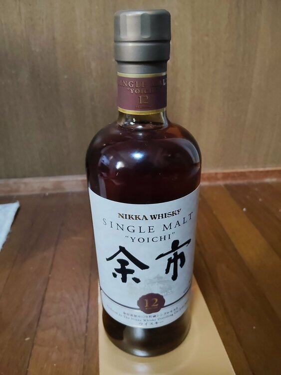 余市12年（お酒）の商品画像 - 査定依頼日：2026年2月15日 - 最高査定価格：36,000円
