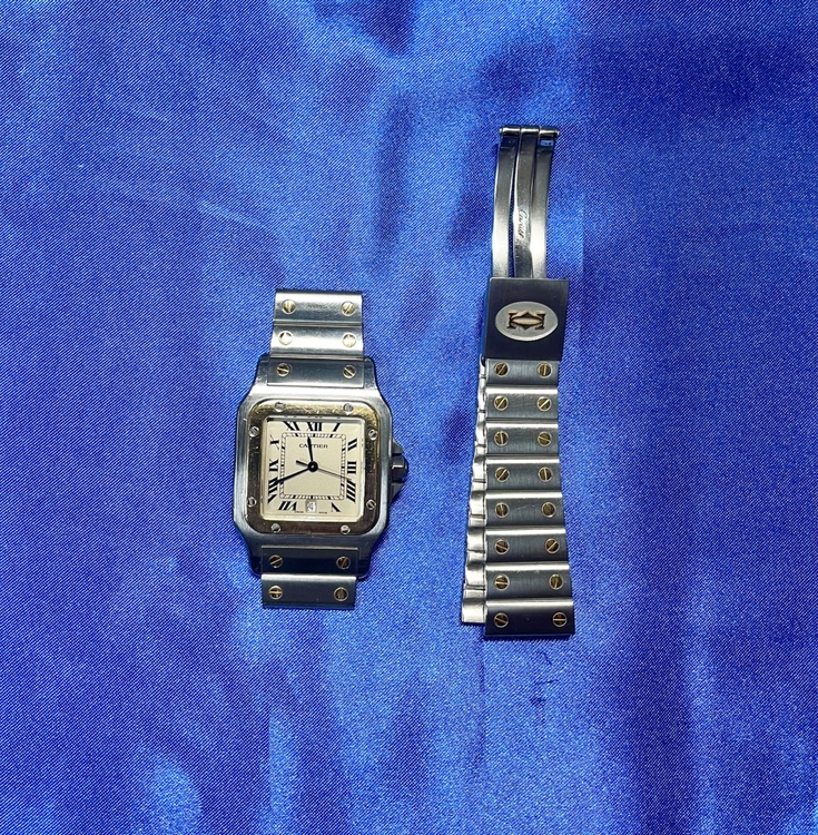 カルティエ サントス Quarts OR ET ACIER 187901 3578（高級時計）の商品画像 - 査定依頼日：2026年2月9日 - 最高査定価格：680,000円