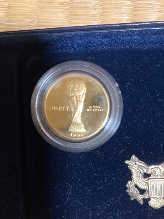ワールドカップアメリカ大会記念5ドル金貨（金・貴金属）の商品画像 - 査定依頼日：2026年5月23日 - 最高査定価格：173,210円