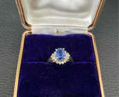 ダイヤモンドpt900k18サファイアリングプラチナ（金・貴金属）の商品画像 - 査定依頼日：2025年12月8日 - 最高査定価格：250,000円