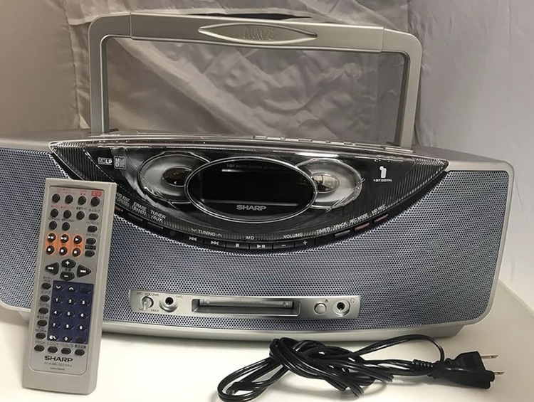 SHARP 1ビット MD/CDシステムSD-FX200-A(ブルー)（オーディオ・スピーカー）の商品画像 - 査定依頼日：2026年4月9日 - 最高査定価格：100,000円