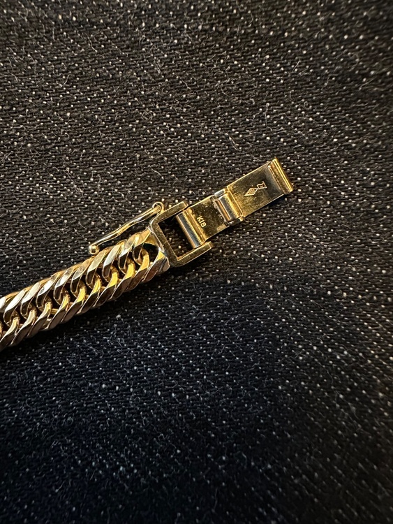 18金8面カット20ｇブレスレット（金・貴金属）の商品画像 - 査定依頼日：2026年5月10日 - 最高査定価格：395,000円