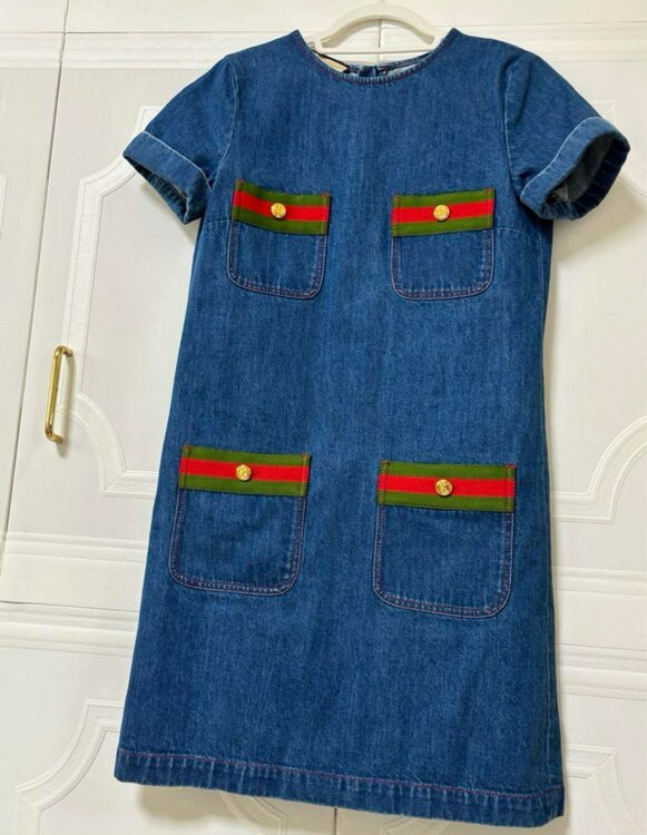 GUCCI ワンピース　デニム（古着・ファッション）の商品画像 - 査定依頼日：2025年4月19日 - 最高査定価格：20,000円