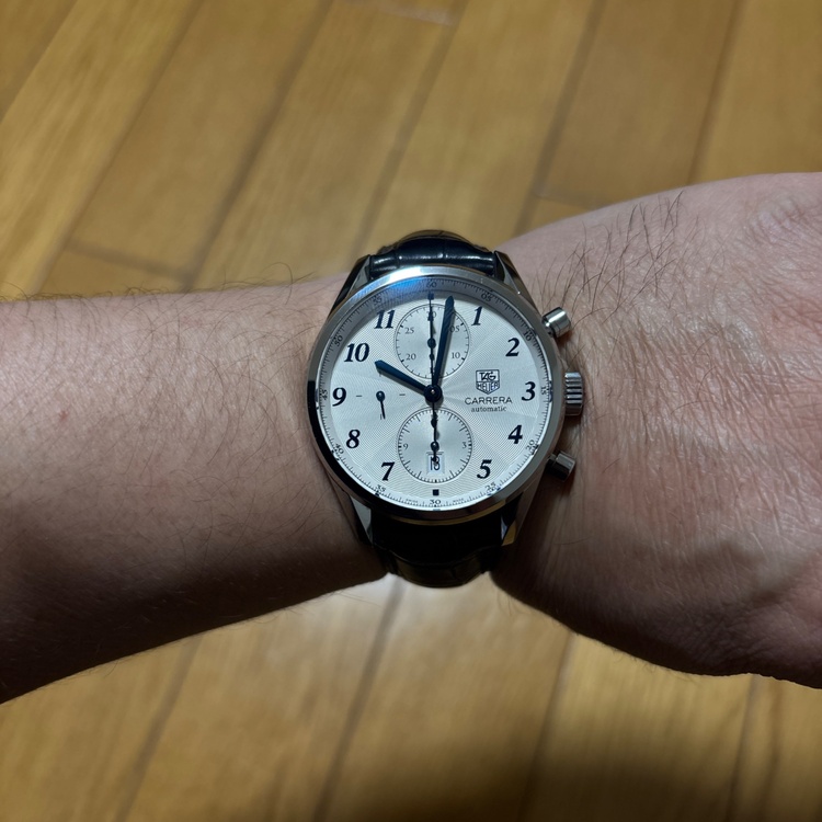 TAG　HEUER　CAS2111　カレラ　ヘリデージ　キャリバー16　クロノグ（高級時計）の商品画像 - 査定依頼日：2025年12月17日 - 最高査定価格：190,000円