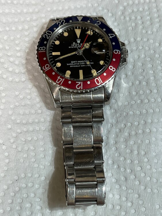ロレックス GMTマスター 167（高級時計）の商品画像 - 査定依頼日：2025年1月11日 - 最高査定価格：2,000,000円