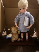 ガブリエル社製　クラシック・プーさん　クリストファーロビン・ビスクドール　ガブリ（その他のおもちゃ）の商品画像 - 査定依頼日：2025年10月5日 - 最高査定価格：3,500円