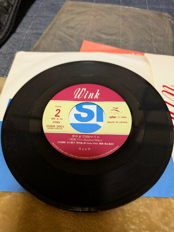 ウィンク淋しい熱帯魚（レコード）の商品画像 - 査定依頼日：2026年3月21日 - 最高査定価格：3,000円