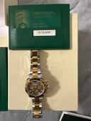 ロレックス デイトナ 116503n（高級時計）の商品画像 - 査定依頼日：2025年1月27日 - 最高査定価格：3,900,000円