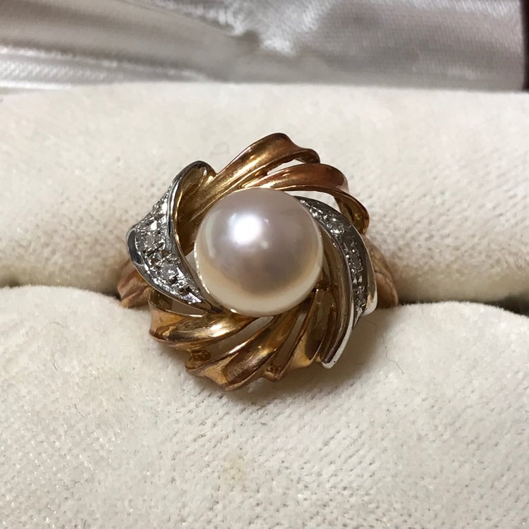 真珠の指輪（宝石）の商品画像 - 査定依頼日：2022年12月4日 - 最高査定価格：30,000円