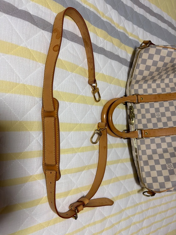 Louis Vuitton（ルイ・ヴィトン）ダミエ・アズール キーポル・バンドリエール45（ブランドバッグ）の商品画像 - 査定依頼日：2026年9月3日 - 最高査定価格：100,000円