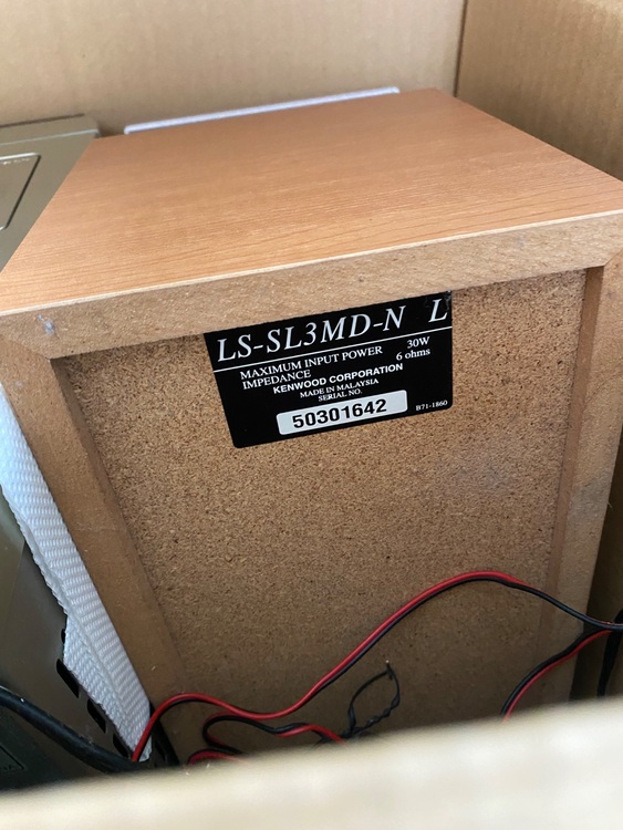 KENWOOD RXD-SL3MD（オーディオ・スピーカー）の商品画像 - 査定依頼日：2025年10月20日 - 最高査定価格：3,000円