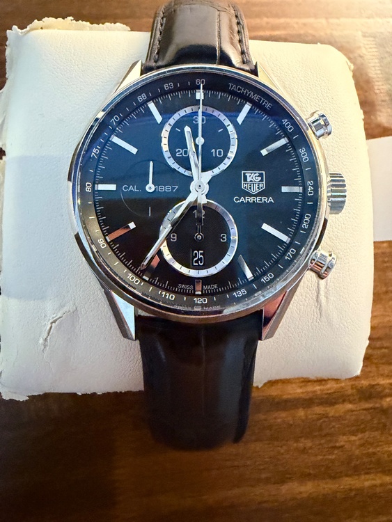 タグ・ホイヤー カレラ キャリバー1887 クロノグラフ（高級時計）の商品画像 - 査定依頼日：2026年2月25日 - 最高査定価格：250,000円