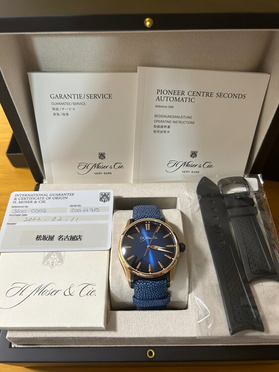 その他 H.モーザー 3200-090（高級時計）の商品画像 - 査定依頼日：2025年5月24日 - 最高査定価格：100,000円