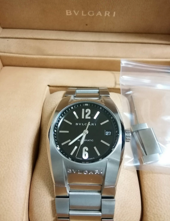 未使用。BVLGARI　エルゴン　自動巻きデイト（高級時計）の商品画像 - 査定依頼日：2025年4月28日 - 最高査定価格：200,000円