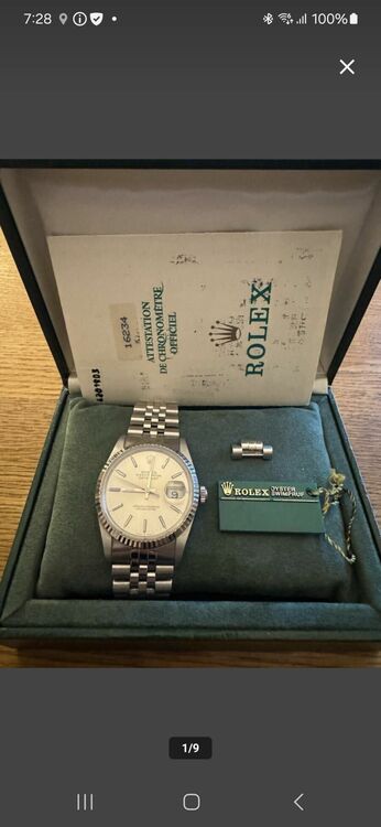 Rolexデイトジャスト（高級時計）の商品画像 - 査定依頼日：2025年6月20日 - 最高査定価格：960,000円