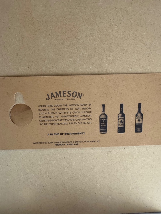 JAMESON（お酒）の商品画像 - 査定依頼日：2026年2月4日 - 最高査定価格：1,000円