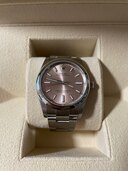 オイスターパーペチュアル 34 ピンク（高級時計）の商品画像 - 査定依頼日：2025年1月31日 - 最高査定価格：960,000円