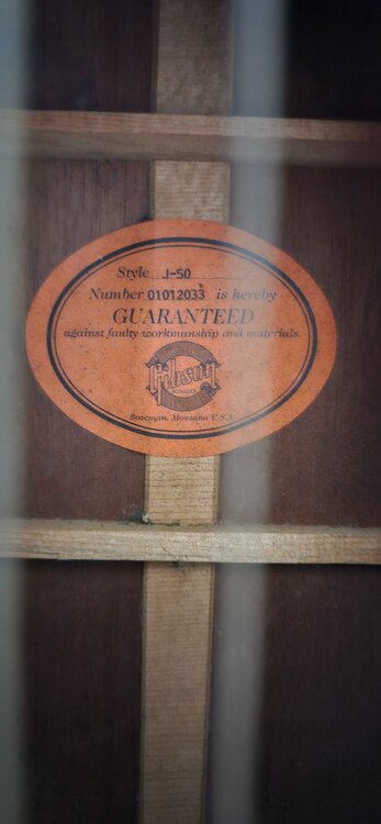 Gibsonj50（ピアノ・楽器・PA機材）の商品画像 - 査定依頼日：2026年2月23日 - 最高査定価格：80,000円