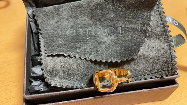 グッチホースビットスカーフリング（金・貴金属）の商品画像 - 査定依頼日：2022年8月22日 - 最高査定価格：15,000円