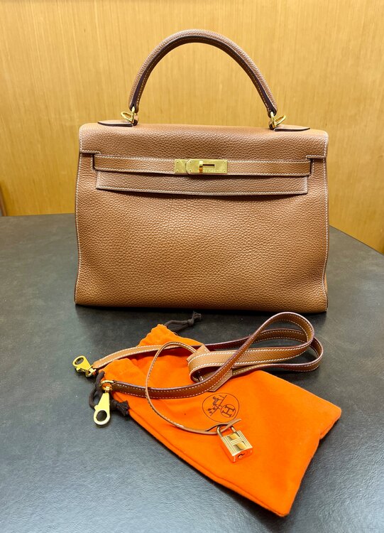 ケリー32 ◻︎H刻印　素材トゴ　明るいブラウン（ブランドバッグ）の商品画像 - 査定依頼日：2025年2月23日 - 最高査定価格：1,000,000円