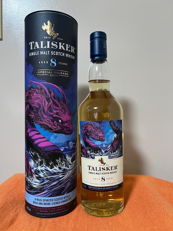 タリスカー8年　2021年（お酒）の商品画像 - 査定依頼日：2026年4月11日 - 最高査定価格：8,000円