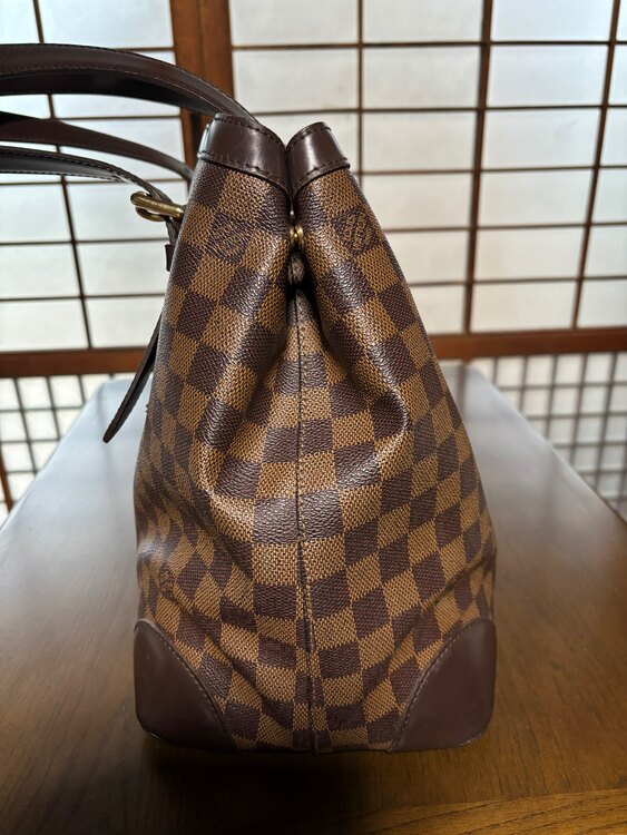 LOUIS VUITTON◆ハムプステッドMM_ダミエエベヌ_エベヌ/PVC/（ブランドバッグ）の商品画像 - 査定依頼日：2025年5月2日 - 最高査定価格：80,000円