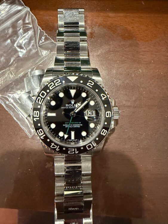 GMTマスター２（高級時計）の商品画像 - 査定依頼日：2026年3月25日 - 最高査定価格：1,850,000円