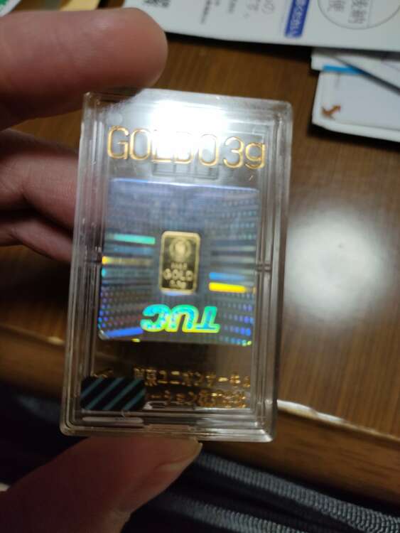 gold　0.3g（金・貴金属）の商品画像 - 査定依頼日：2024年2月1日 - 最高査定価格：3,000円