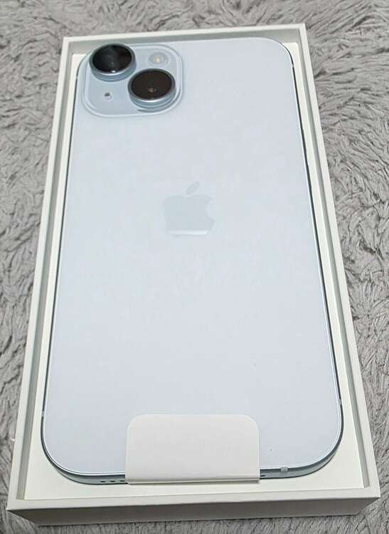 iPhone15　BLUE　128GB（スマホ）の商品画像 - 査定依頼日：2025年3月15日 - 最高査定価格：69,000円