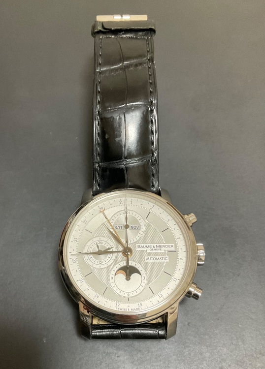 その他 その他 ボーム＆メルシエクラシマ エグゼクティブ XL クロノグラフ ムーンフェイズ（高級時計）の商品画像 - 査定依頼日：2025年11月29日 - 最高査定価格：70,000円