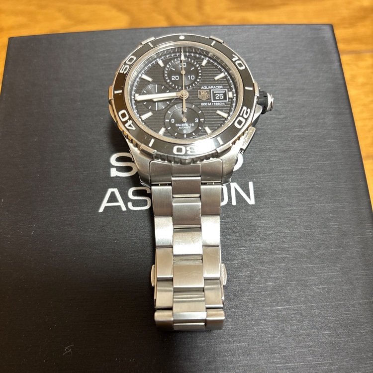 タグホイヤー CAK2110 アクアレーサー クロノグラフ デイト 自動巻き（高級時計）の商品画像 - 査定依頼日：2025年9月26日 - 最高査定価格：100,000円