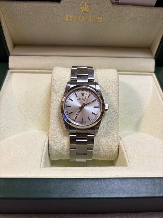 ロレックス オイスターパーペチュアル（高級時計）の商品画像 - 査定依頼日：2026年3月18日 - 最高査定価格：640,000円