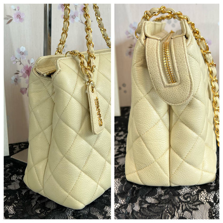 CHANEL キャビアスキンマトラッセ チェーンショルダー　ファスナー開閉タイプ（ブランドバッグ）の商品画像 - 査定依頼日：2022年3月9日