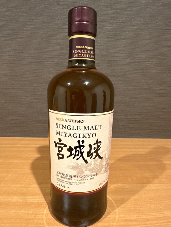 ニッカシングルモルト宮城峡（お酒）の商品画像 - 査定依頼日：2025年11月20日 - 最高査定価格：4,000円