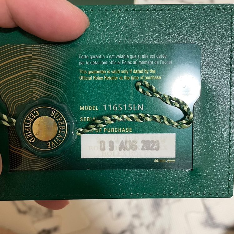 ロレックス デイトナ 11615（高級時計）の商品画像 - 査定依頼日：2025年6月7日 - 最高査定価格：5,000,000円