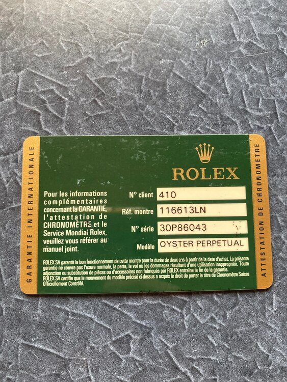 ロレックス サブマリーナー 116613l（高級時計）の商品画像 - 査定依頼日：2025年5月18日 - 最高査定価格：1,850,000円