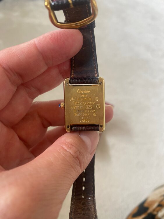 カルティエ タンク ARGENT 92（高級時計）の商品画像 - 査定依頼日：2025年5月14日 - 最高査定価格：150,000円