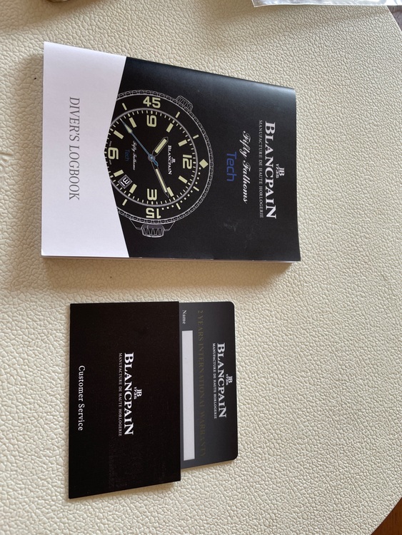 ブランパンフィフティフォゾムス（高級時計）の商品画像 - 査定依頼日：2025年8月31日 - 最高査定価格：1,650,000円