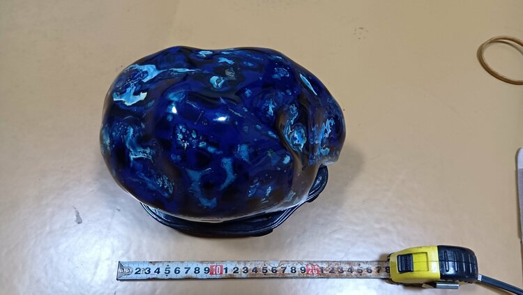 鑑賞石　ブルーメノウ　青銅石（美術品・骨董品）の商品画像 - 査定依頼日：2026年4月26日 - 最高査定価格：100,000円