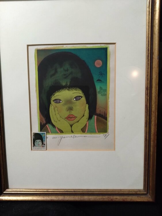 版画　米倉さん（美術品・骨董品）の商品画像 - 査定依頼日：2026年3月16日 - 最高査定価格：2,000円